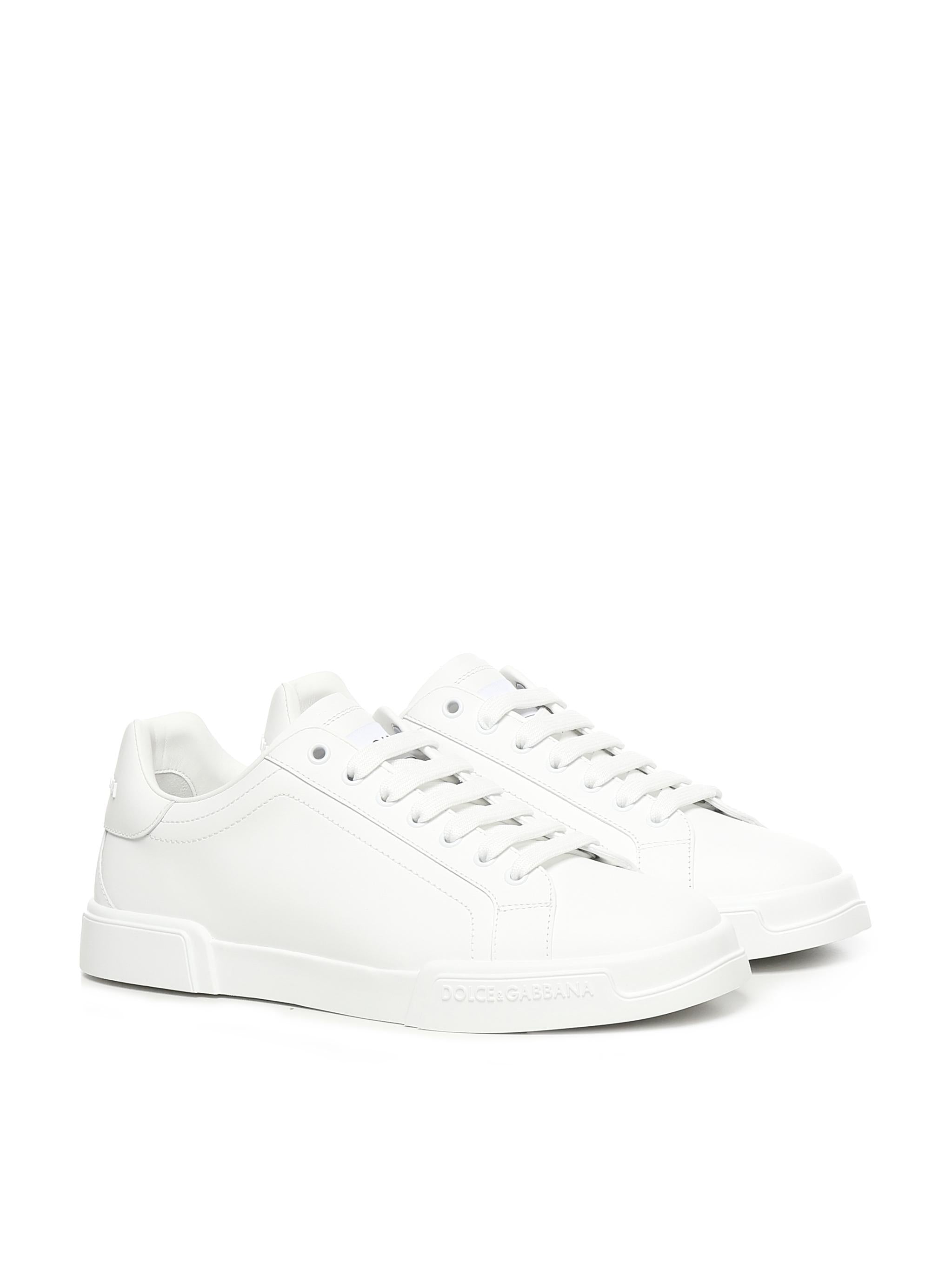 Sneakers Portofino in pelle CS2332 A106580002 DOLCE & GABBANA 