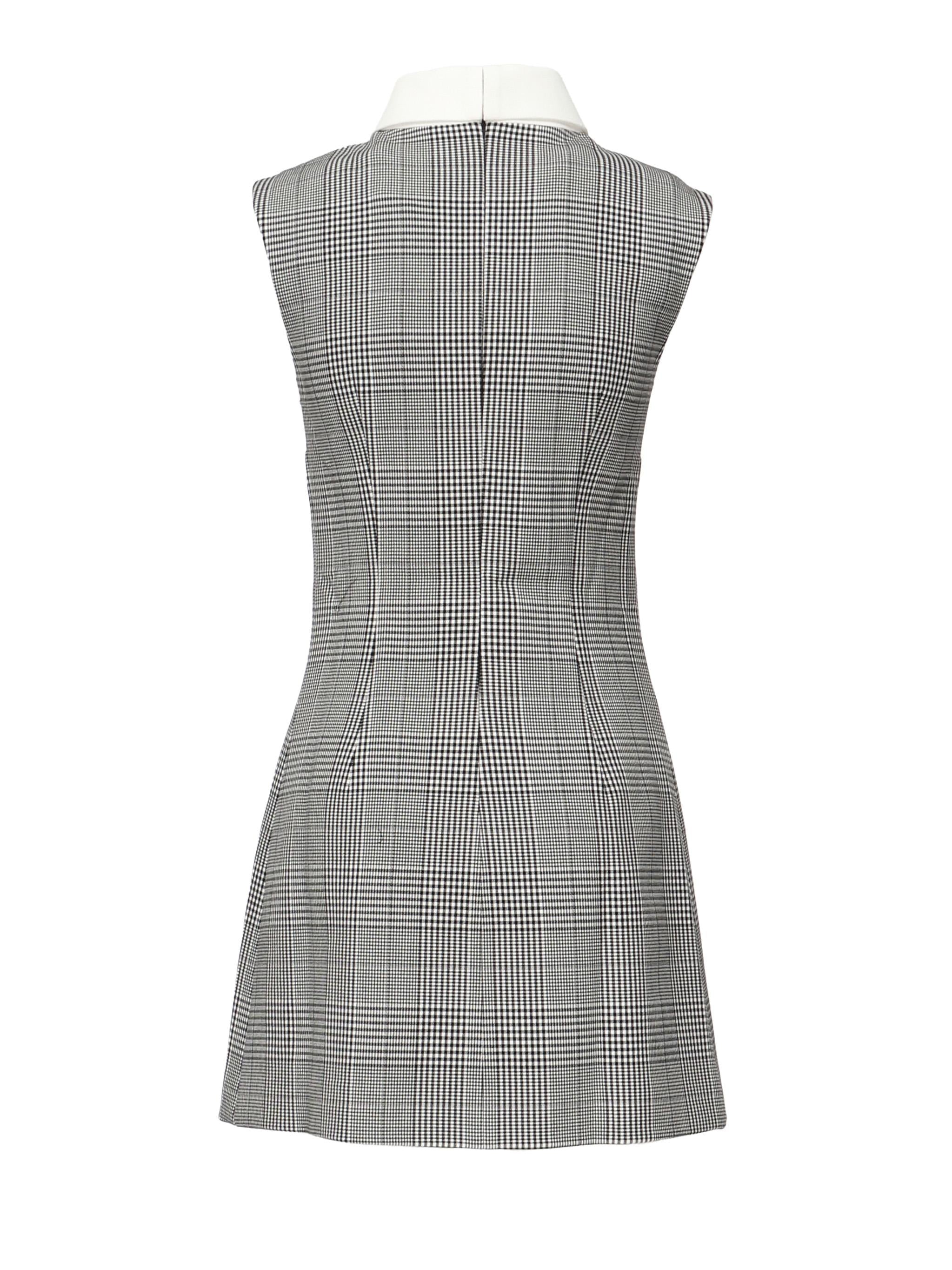 Mini abito Principe di Galles PF25016S BW SELF-PORTRAIT 