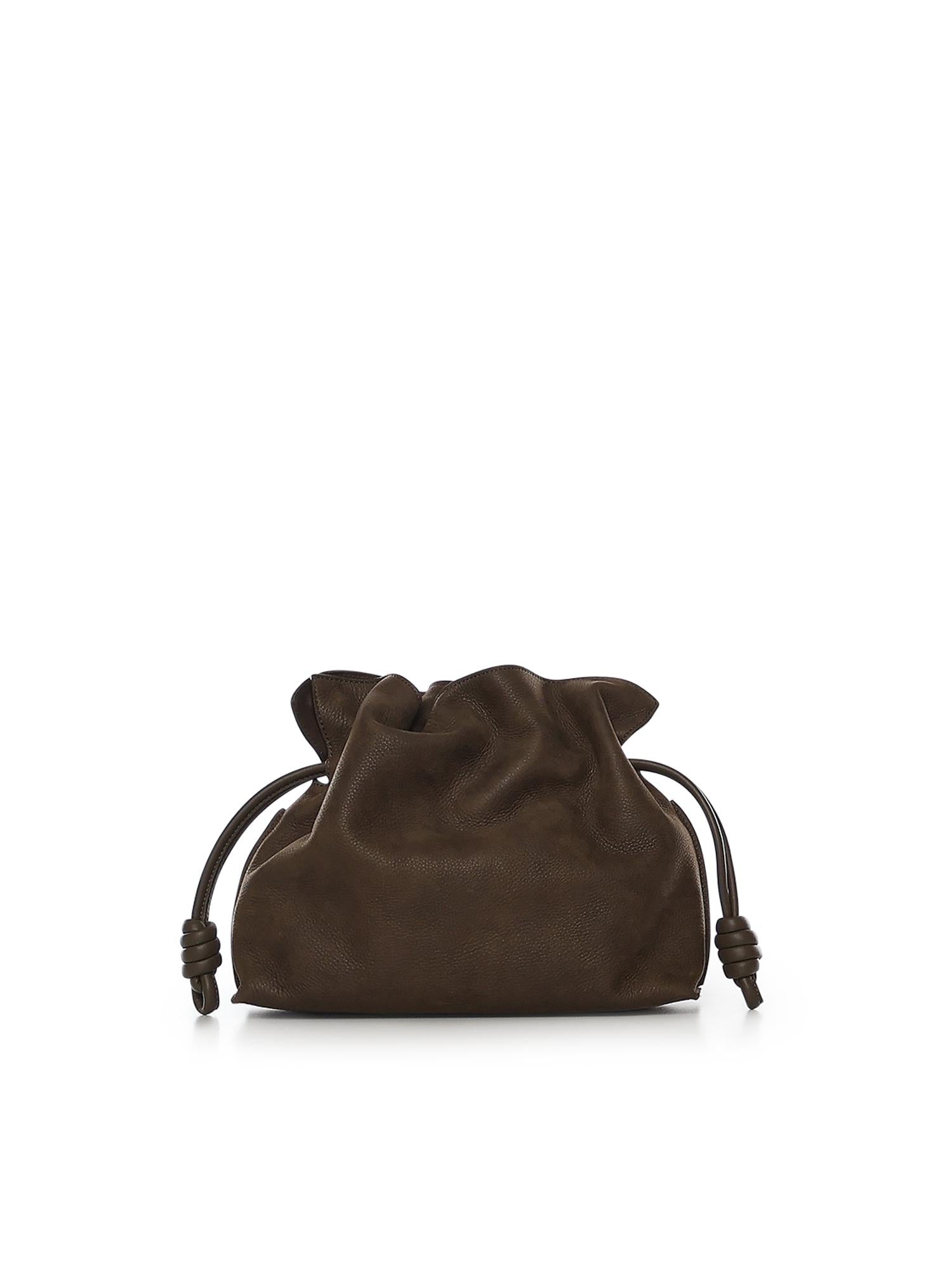 Pochette Flamenco media in nabuk A411FC1XDT 6423 LOEWE 