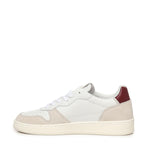 SNEAKERS COURT 2.0 BASIC IN PELLE E CAMOSCIO BEIGE M431 C2-BAWX D.A.T.E. 