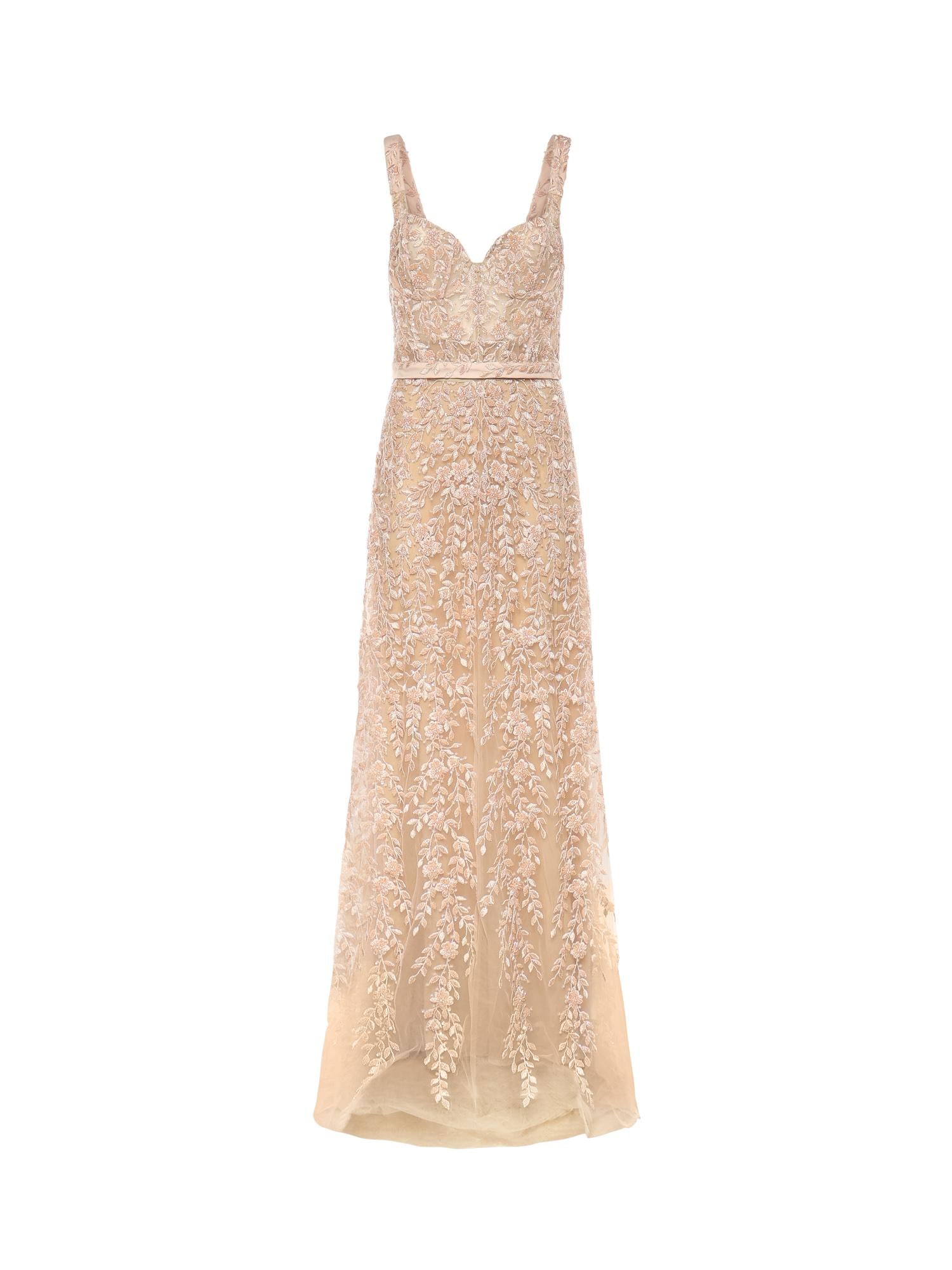 Abito in tulle ricamato 80AJO4M7 NR027586 GENNY 