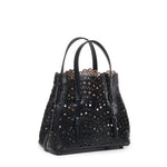Borsa Mina 20 in pelle di vitello AA1S06720C0A44 999 ALAIA 