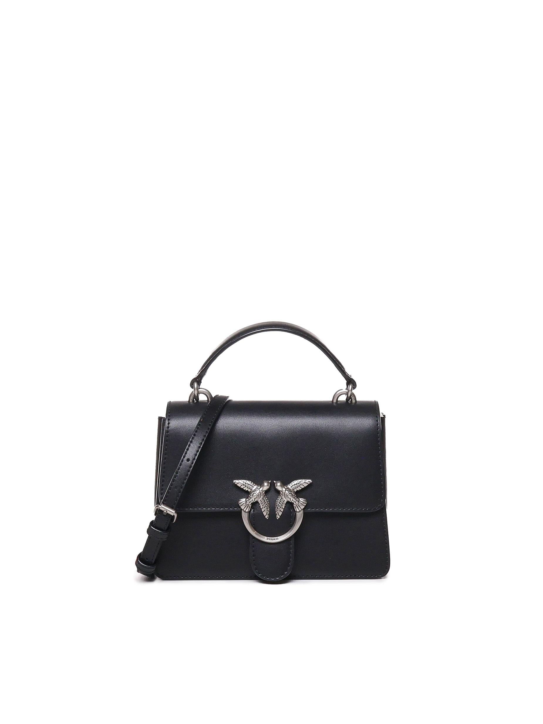 Borsa mini a mano Love Bag Top Handle in pelle 100071 A0F1Z99O PINKO 
