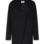 Cappotto con taglio geometrico MMD904 NERO MARIUCCIA Milano 