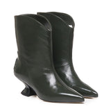 Tronchetto in pelle con tacco basso ELIANE 143 VERLUXVERDE ALCHIMIA 