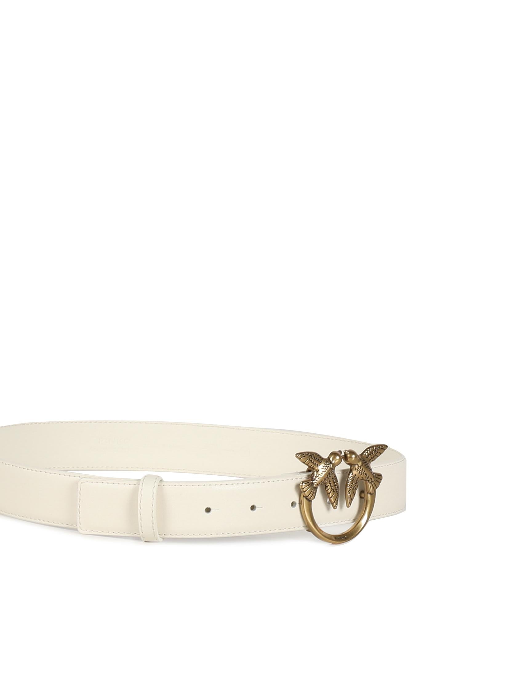 Cintura Love Birds in pelle 100125 A0F1Z14Q PINKO 