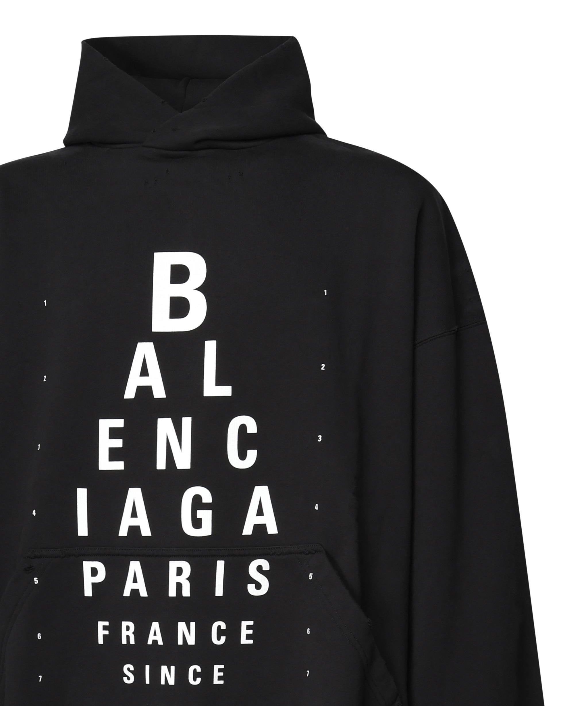 Felpa Optical oversize 803265 TRVU79034 BALENCIAGA 