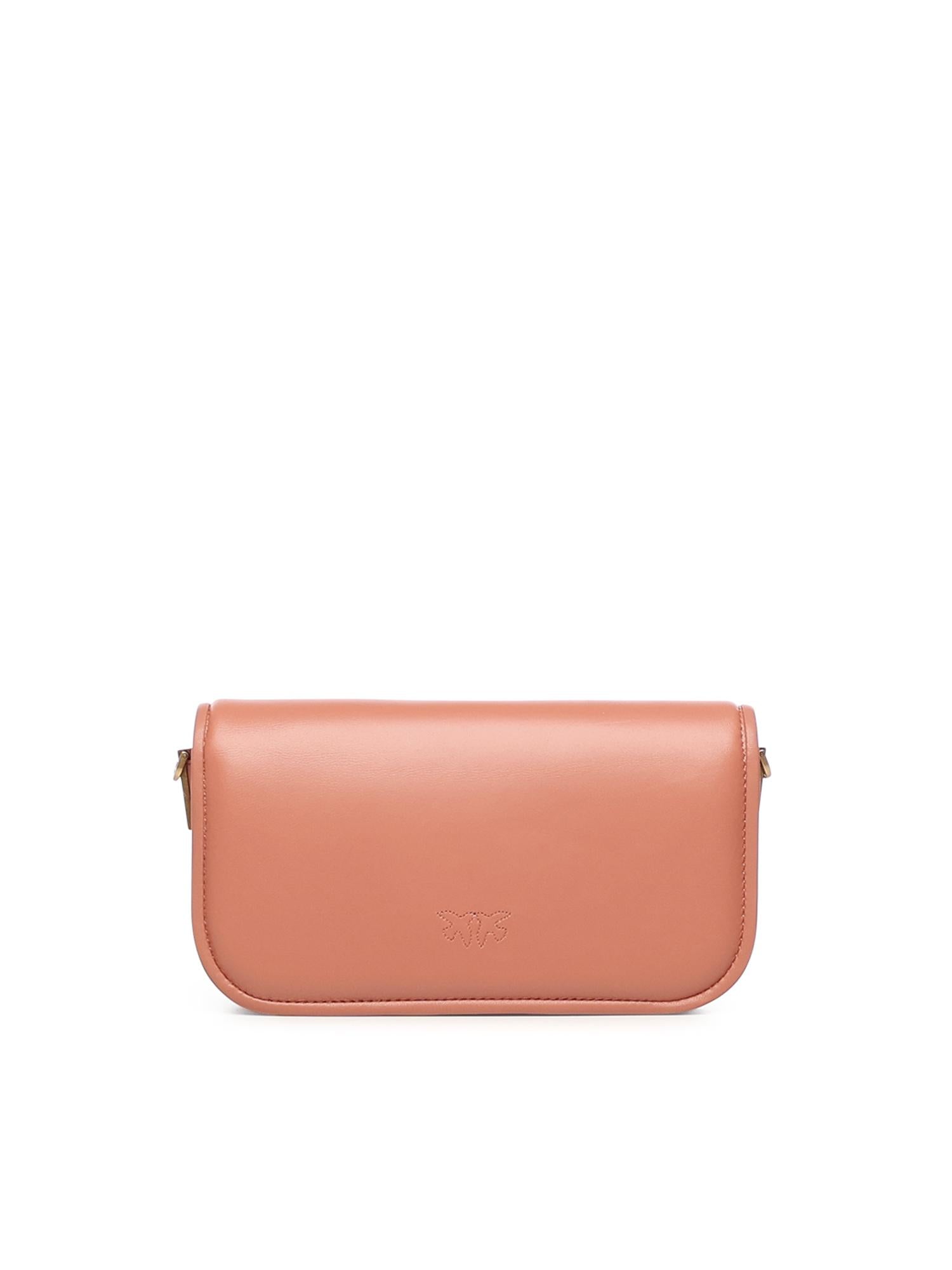 Borsa a tracolla piccola Love Box Horizontal in nappa<BR/> 105083 A26LL21Q PINKO 