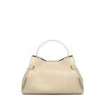 Borsa a mano Gyoza in pelle GYOZA PEBBLE GRAIN LEATHER ANGORA YUZEFI 