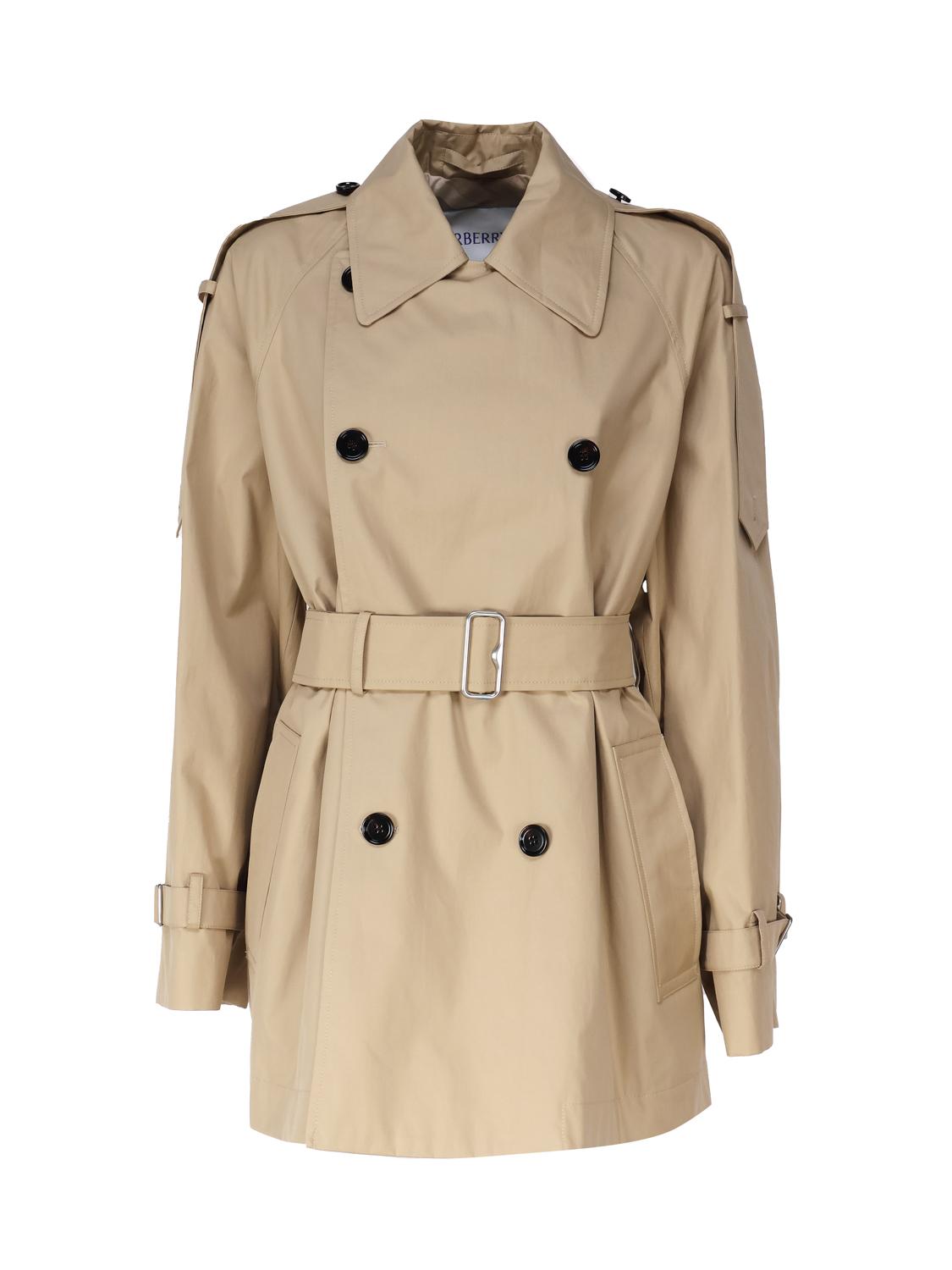 Trench in cotone corto<BR/><BR/> 8089783 .A3743 BURBERRY 