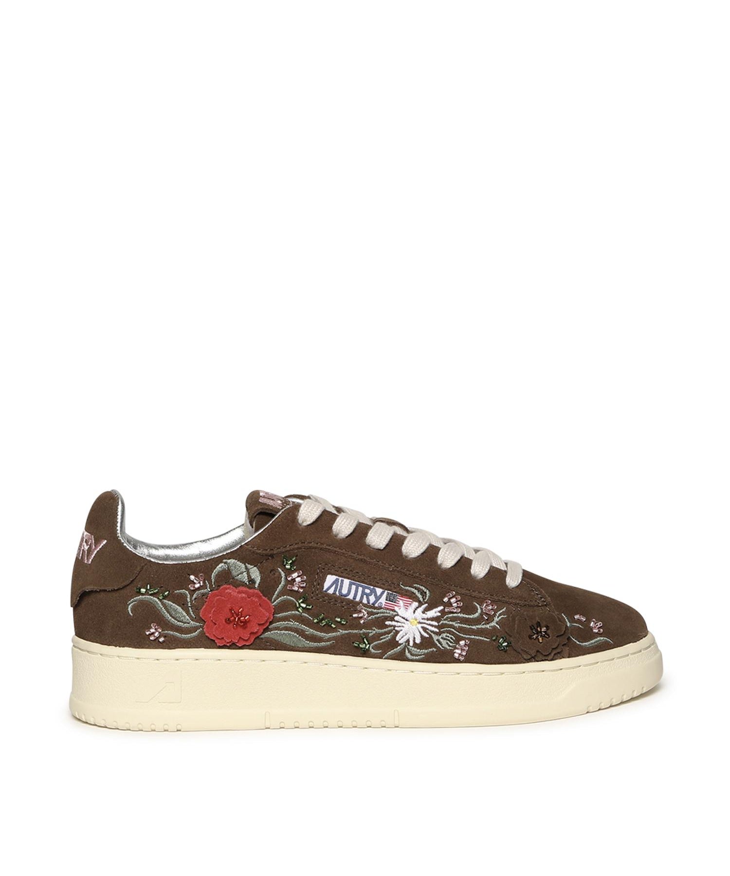 Sneakers Dallas low 'Floral' in suede ADLW EY03 AUTRY 