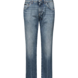 Jeans modello Classic cinque tasche in cotone con abrasioni GP02XD G8MG8S9001 DOLCE & GABBANA 