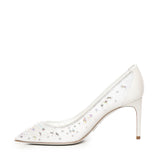 Scarpe con tacco di Cenerentola da 75 mm C12292 080CRINV155 RENÉ CAOVILLA 