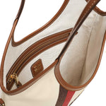 Borsa IVY in canvas e pelle 5BG231 2IBCF061W MIU MIU 