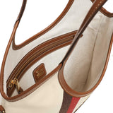 Borsa IVY in canvas e pelle 5BG231 2IBCF061W MIU MIU 