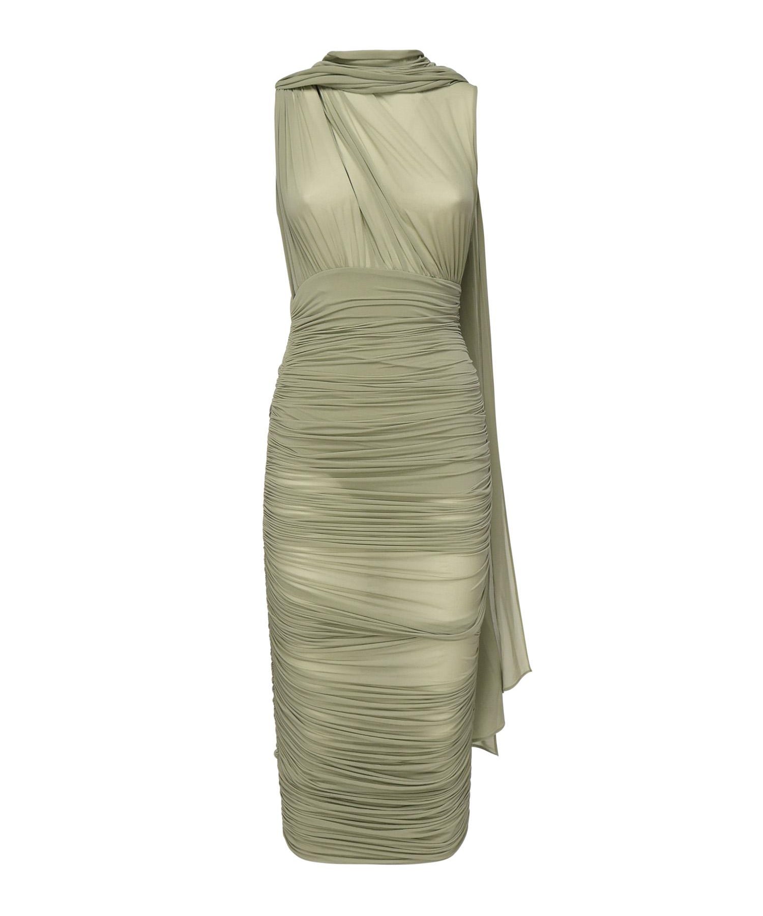 Abito midi drappeggiato 1887250000023  MAGDA BUTRYM 