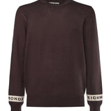 Maglione in misto viscosa con logo<BR/> UMA25035MA MULCH RICHMOND X 