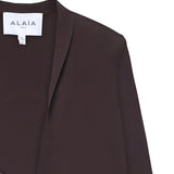 Giacca in popeline AA9V1285W144C 413 ALAIA 