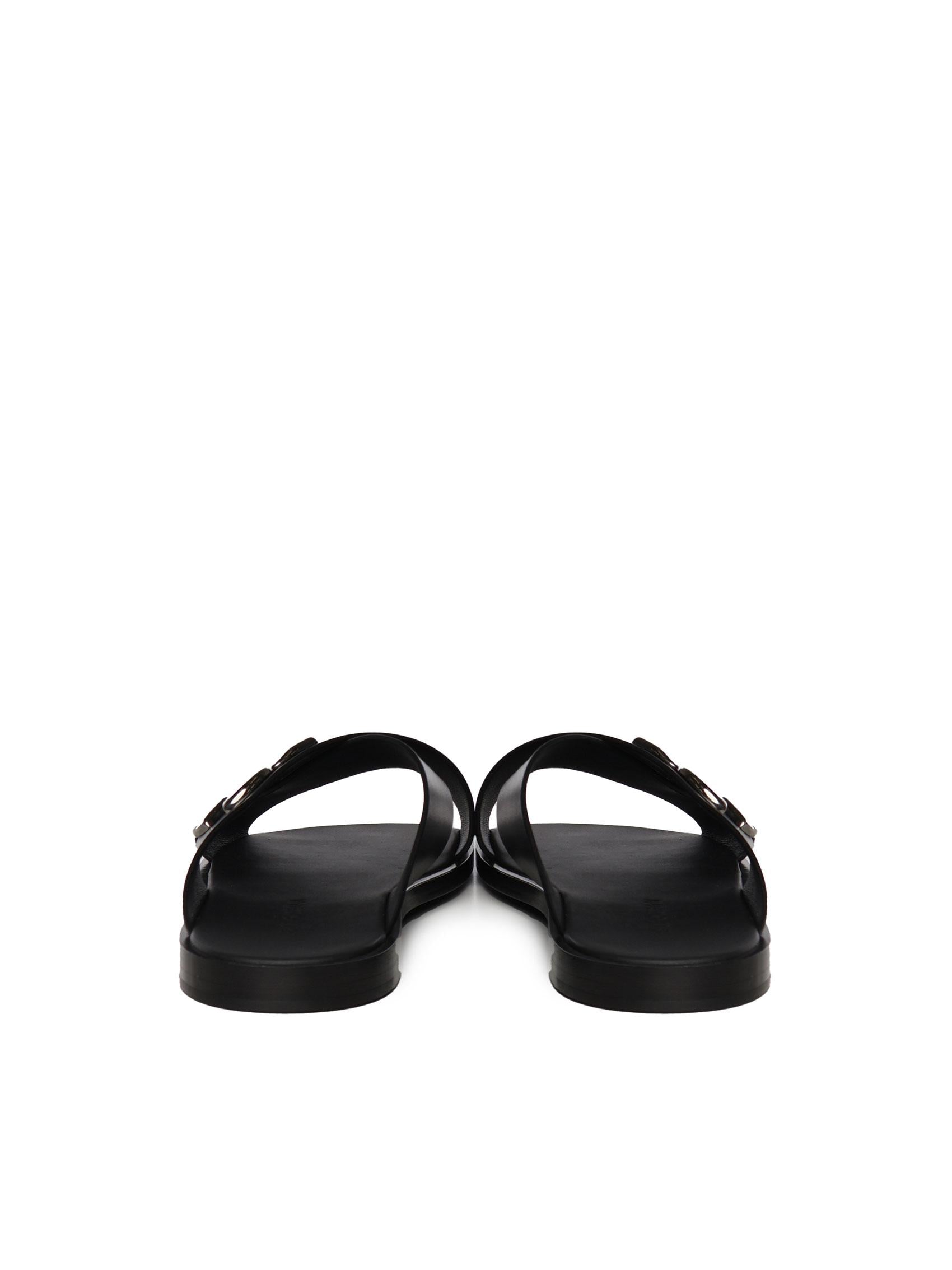 Sandalo in pelle di vitello A80440 AO60280999 DOLCE & GABBANA 