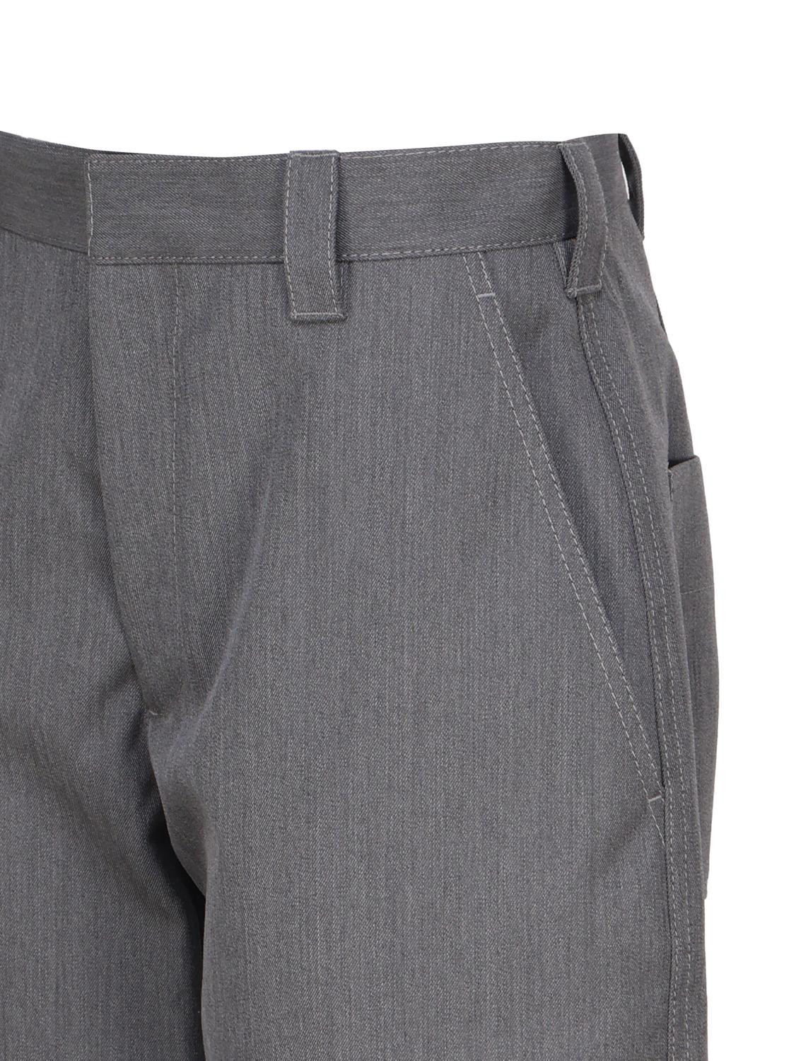 Pantaloni affusolati in lana accoppiata e cotone 769763 V1JO01874 BOTTEGA VENETA 