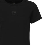 T-shirt con ricamo logo 100355 A2RDZ99 PINKO 