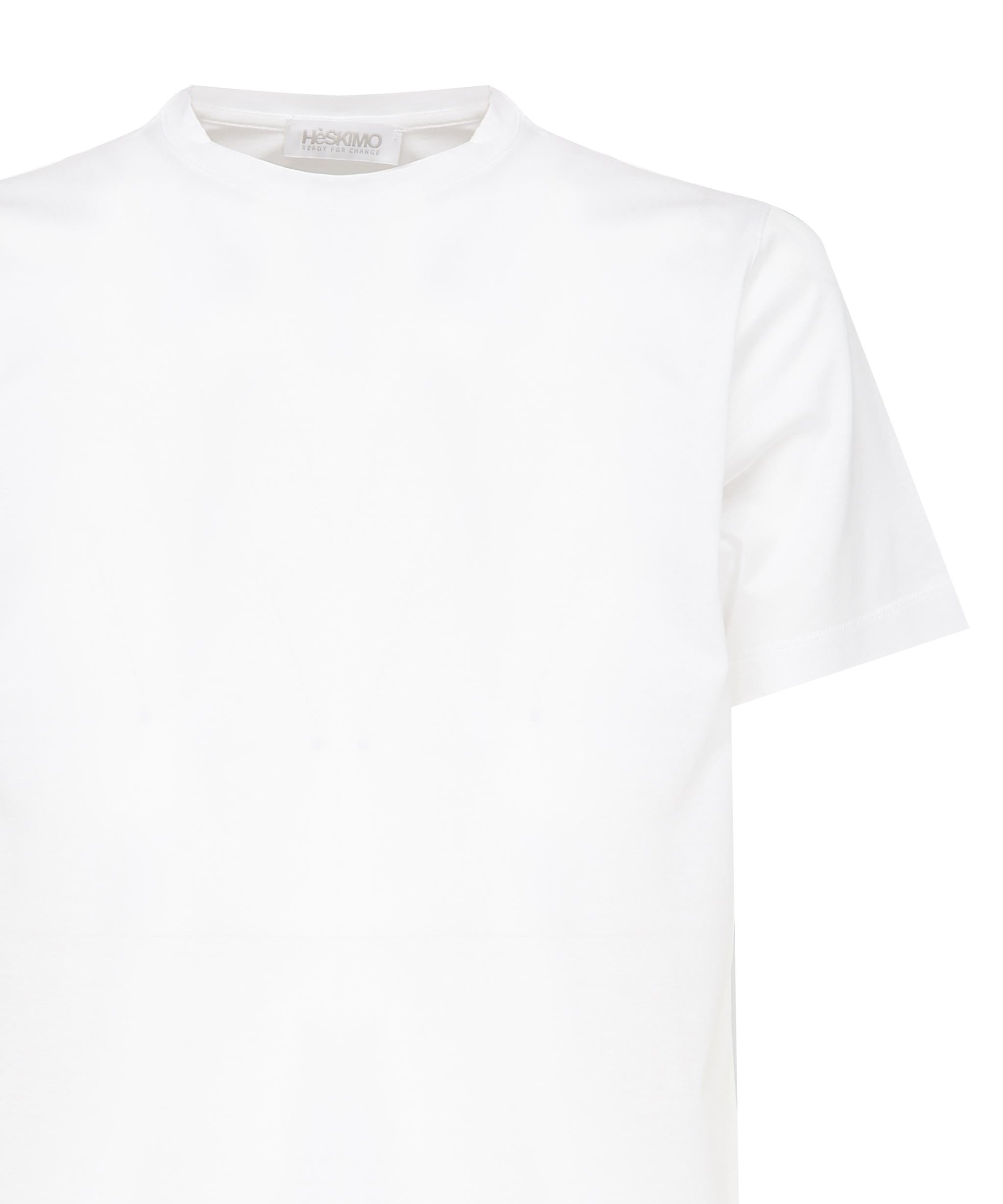 T-shirt in cotone HE841003 BIANCO HESKIMO 