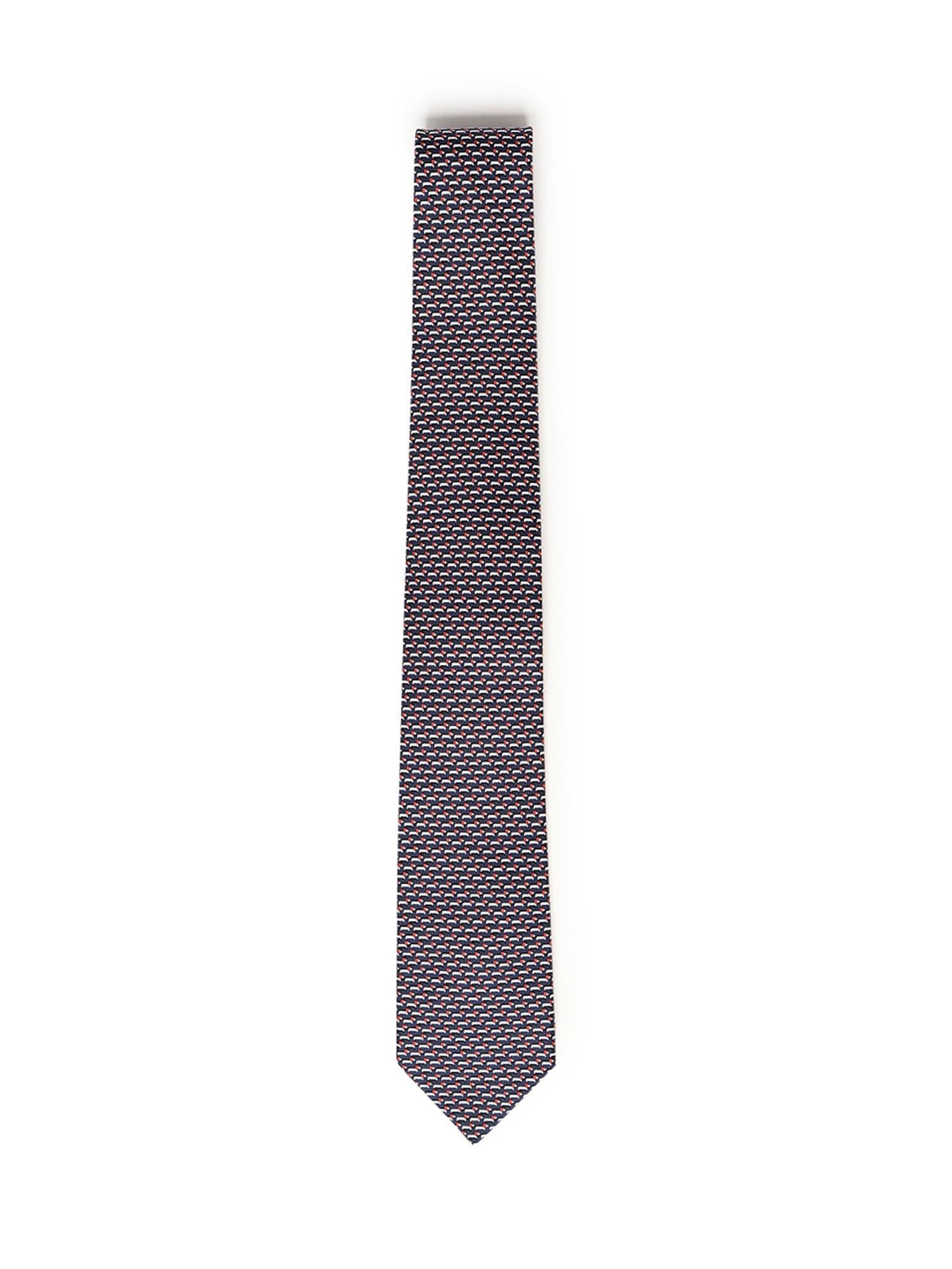 Cravatta in seta con stampa 351311 788884001 FERRAGAMO 