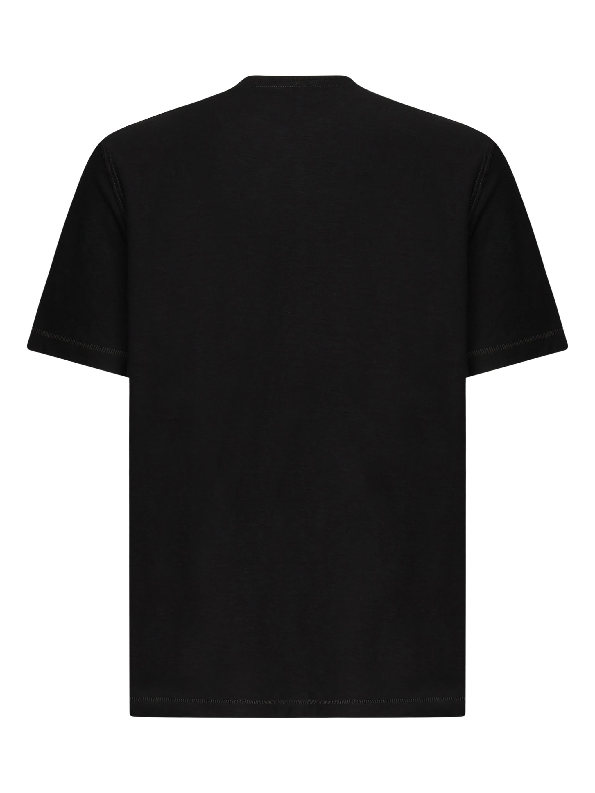 T-shirt fiammata con logo A16424 0QKAP9XX DIESEL 