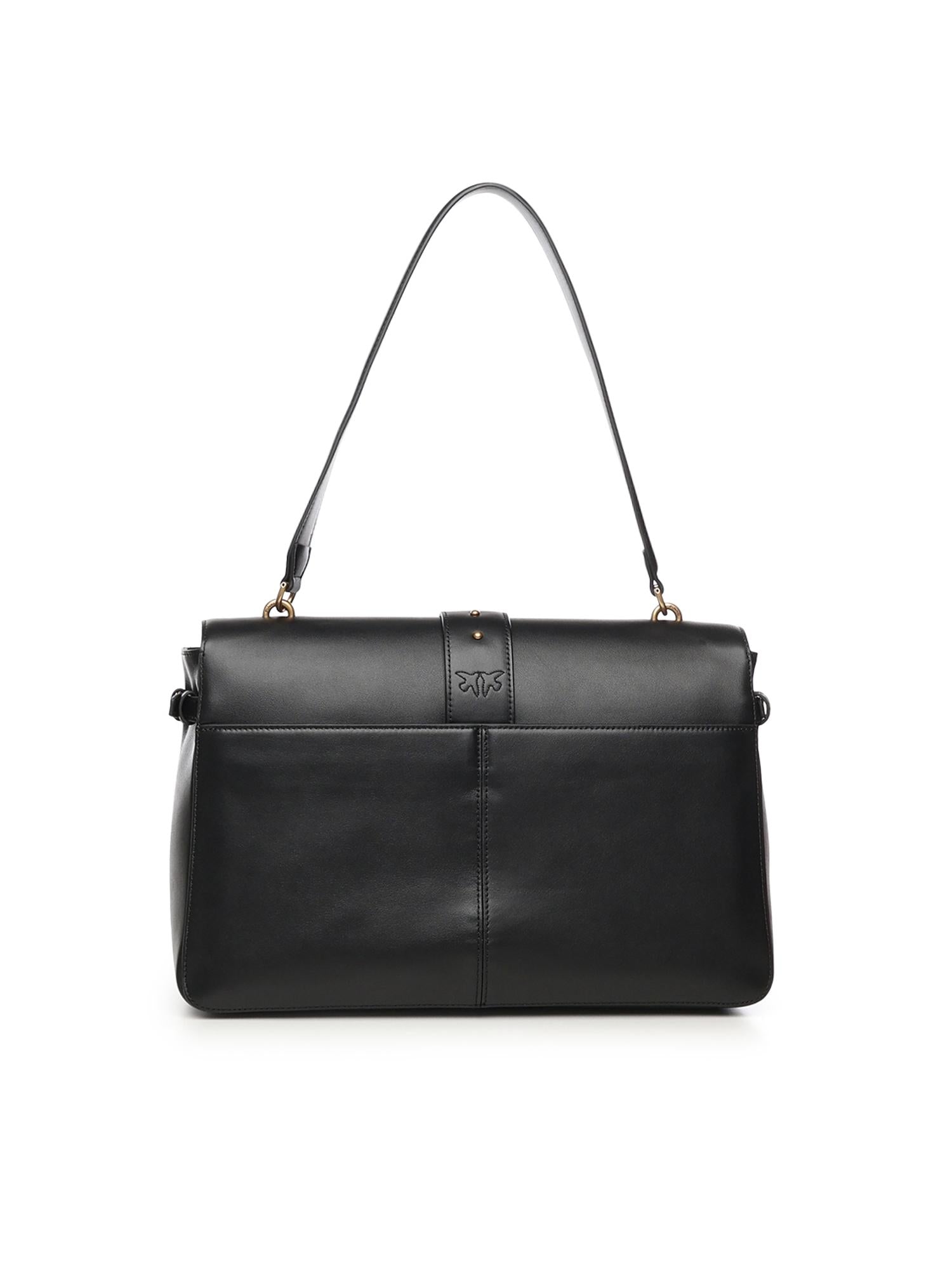 Borsa a spalla maxi Love Bag Slouchy in pelle 105067 A0QOZ99Q PINKO 