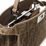 Borsa Peekaboo Small FF jacquard 8BN327 AT14F0EMR FENDI 
