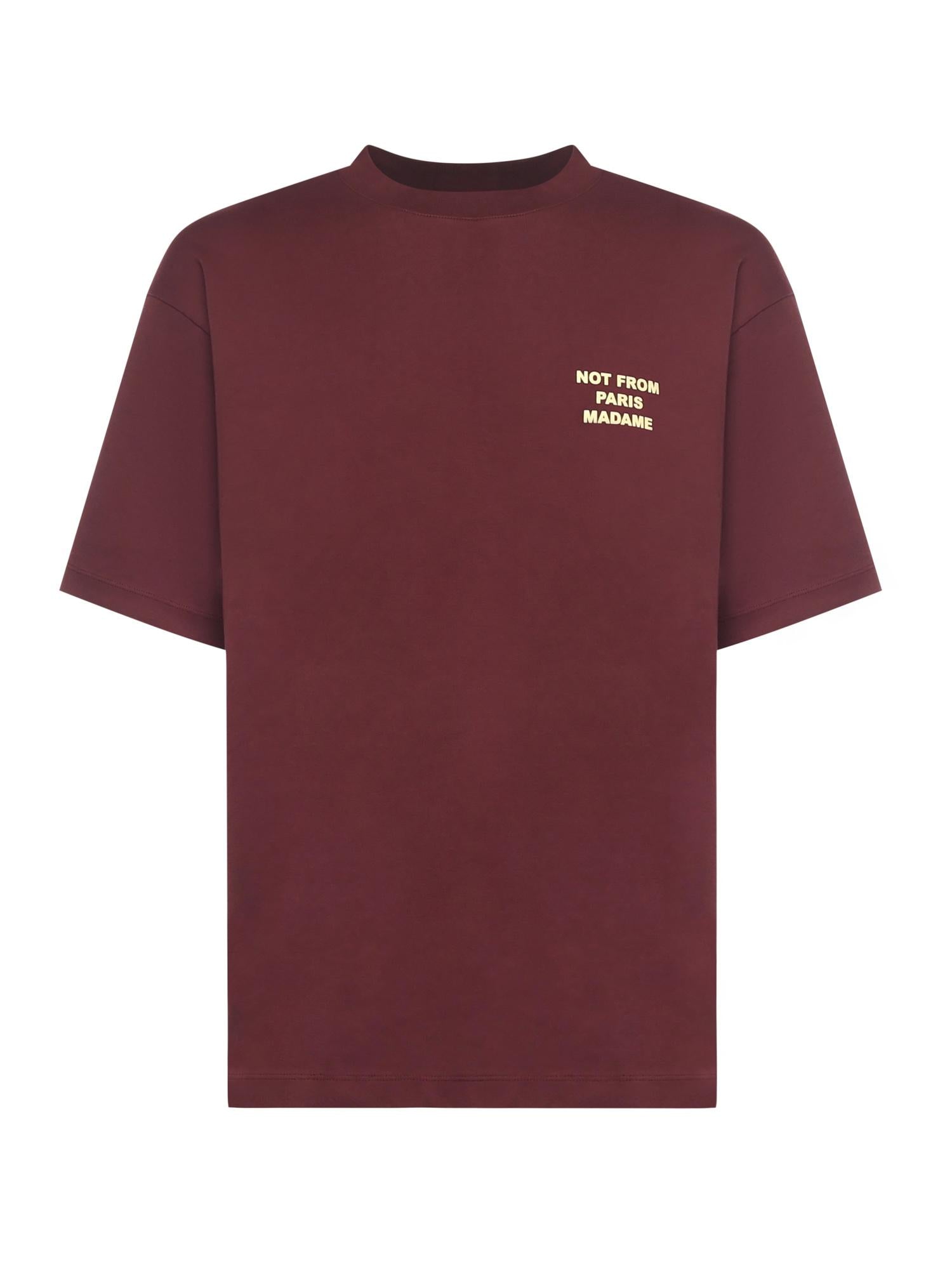 T-shirt "Le T-shirt Slogan" in cotone ITS203CO002 WN Drôle de Monsieur 