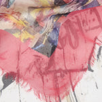Foulard con stampa 106657 A38JNZ4 PINKO 