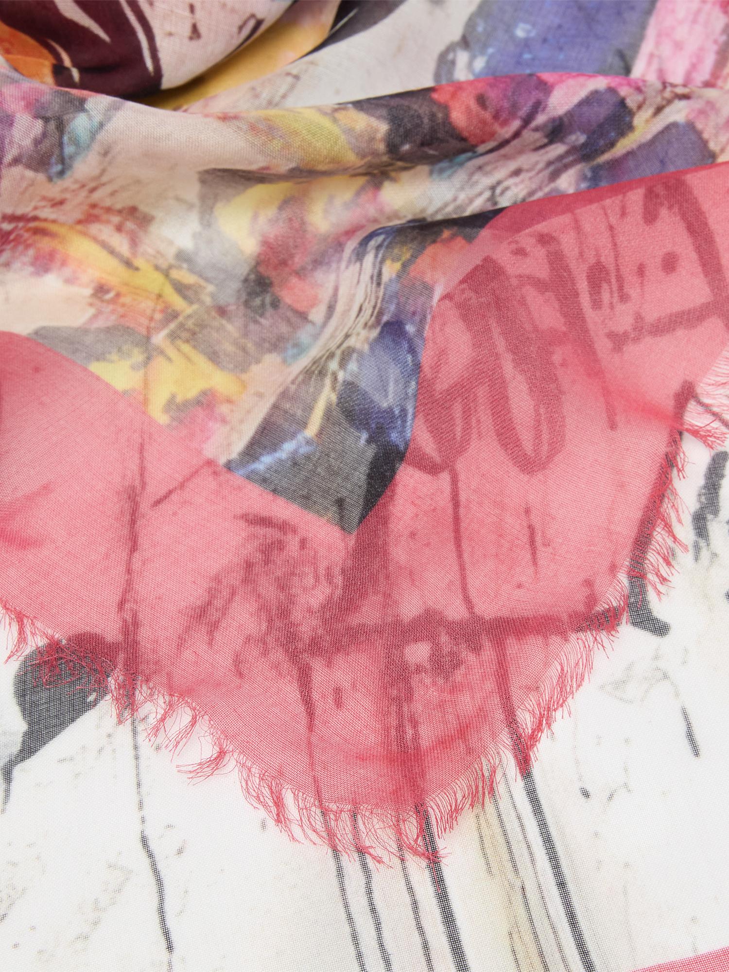 Foulard con stampa 106657 A38JNZ4 PINKO 