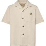 Camicia in denim con Vgold 8V3DBA10 B9WA03 VALENTINO GARAVANI 