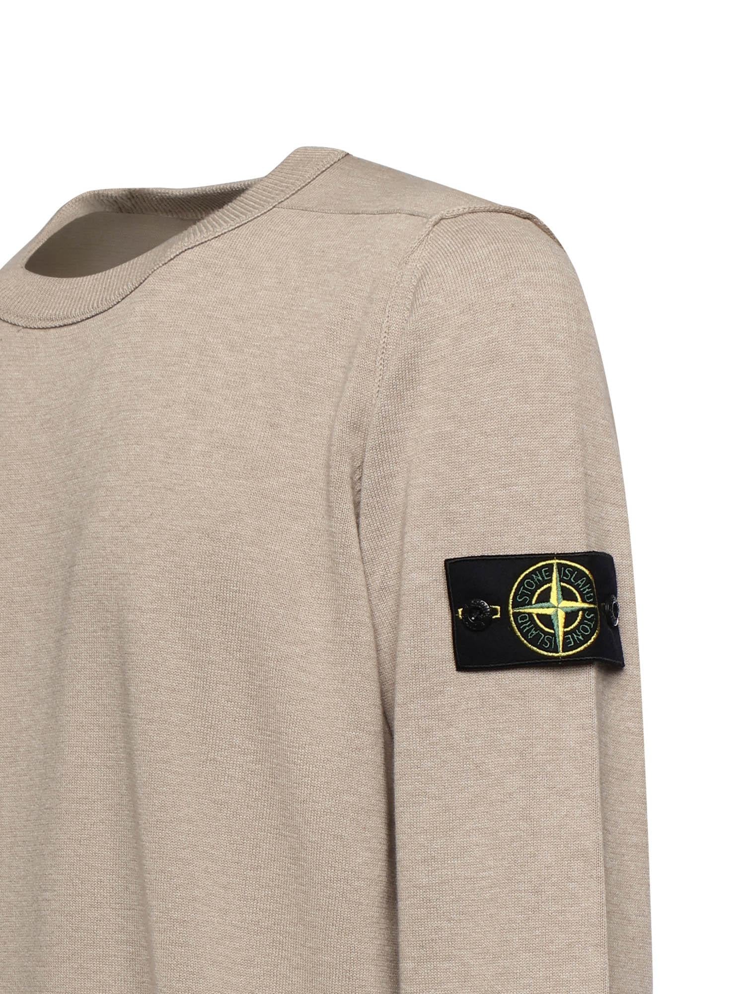 Maglione in cotone con logo L1S155100053 S00B2V0M9A STONE ISLAND 