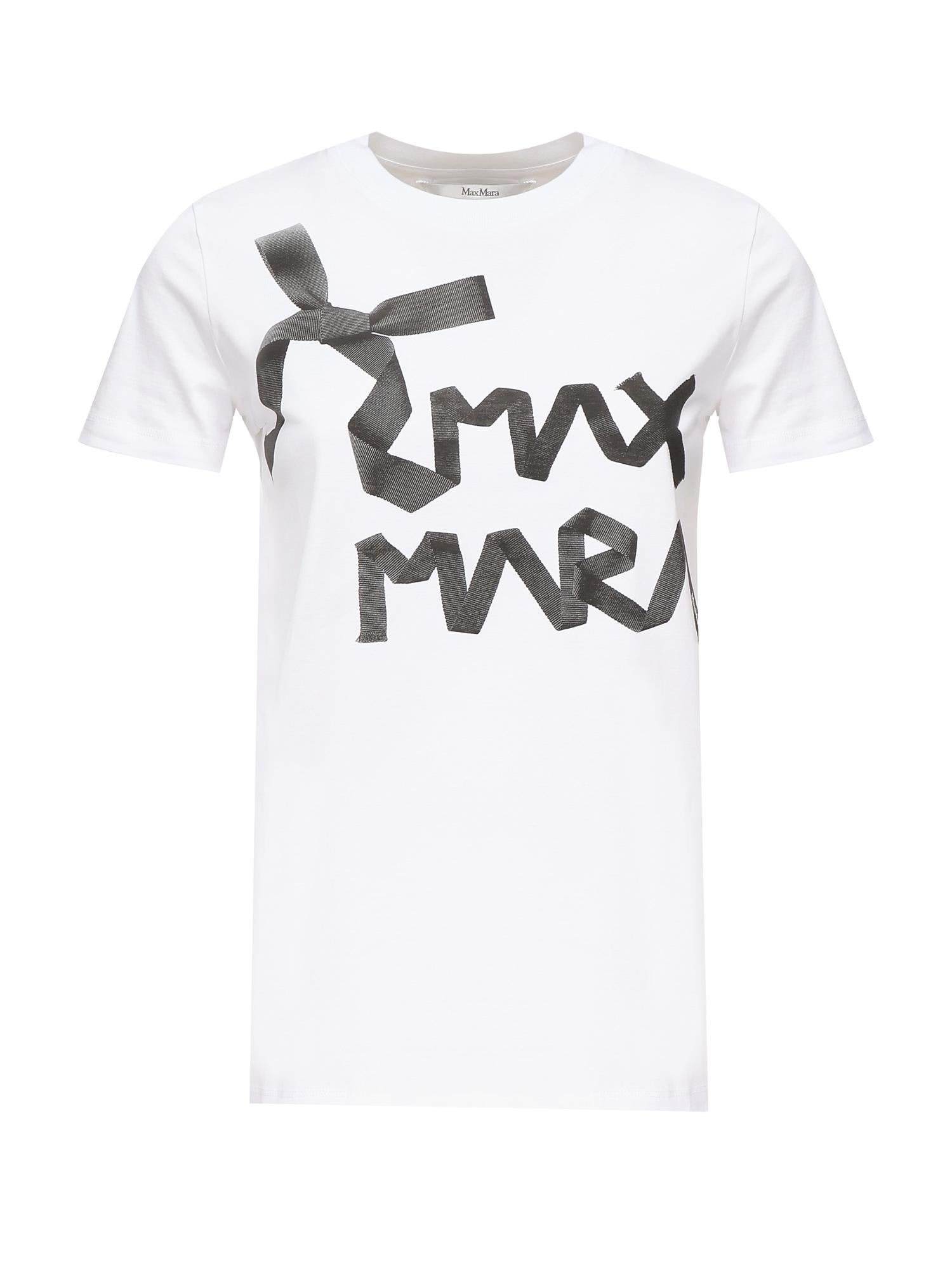 T-shirt Calcio con logo 2521946061600 009 MAX MARA 
