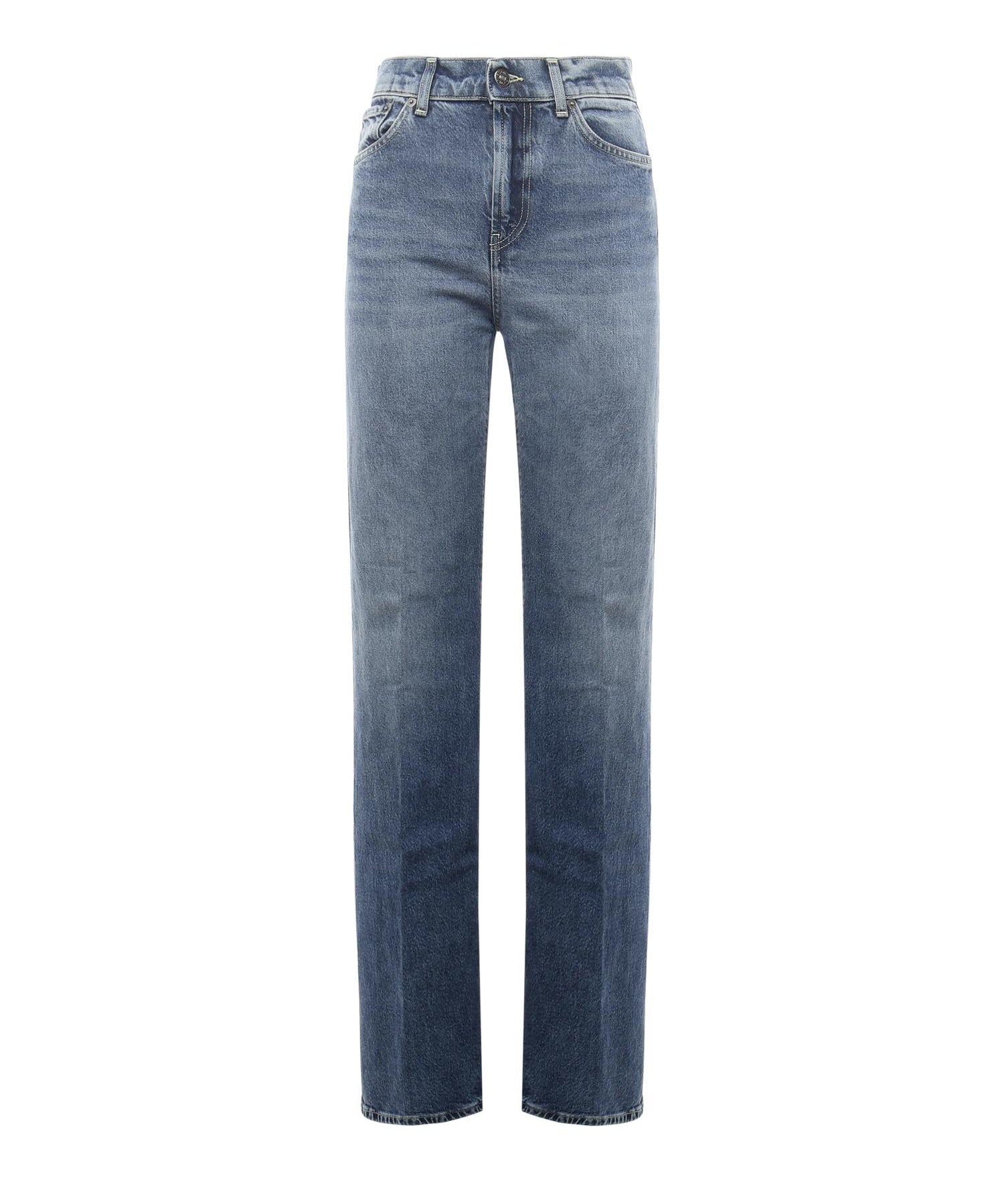 Jeans Amber in denim<BR/> DP619 DSE370DLI7800 DONDUP 