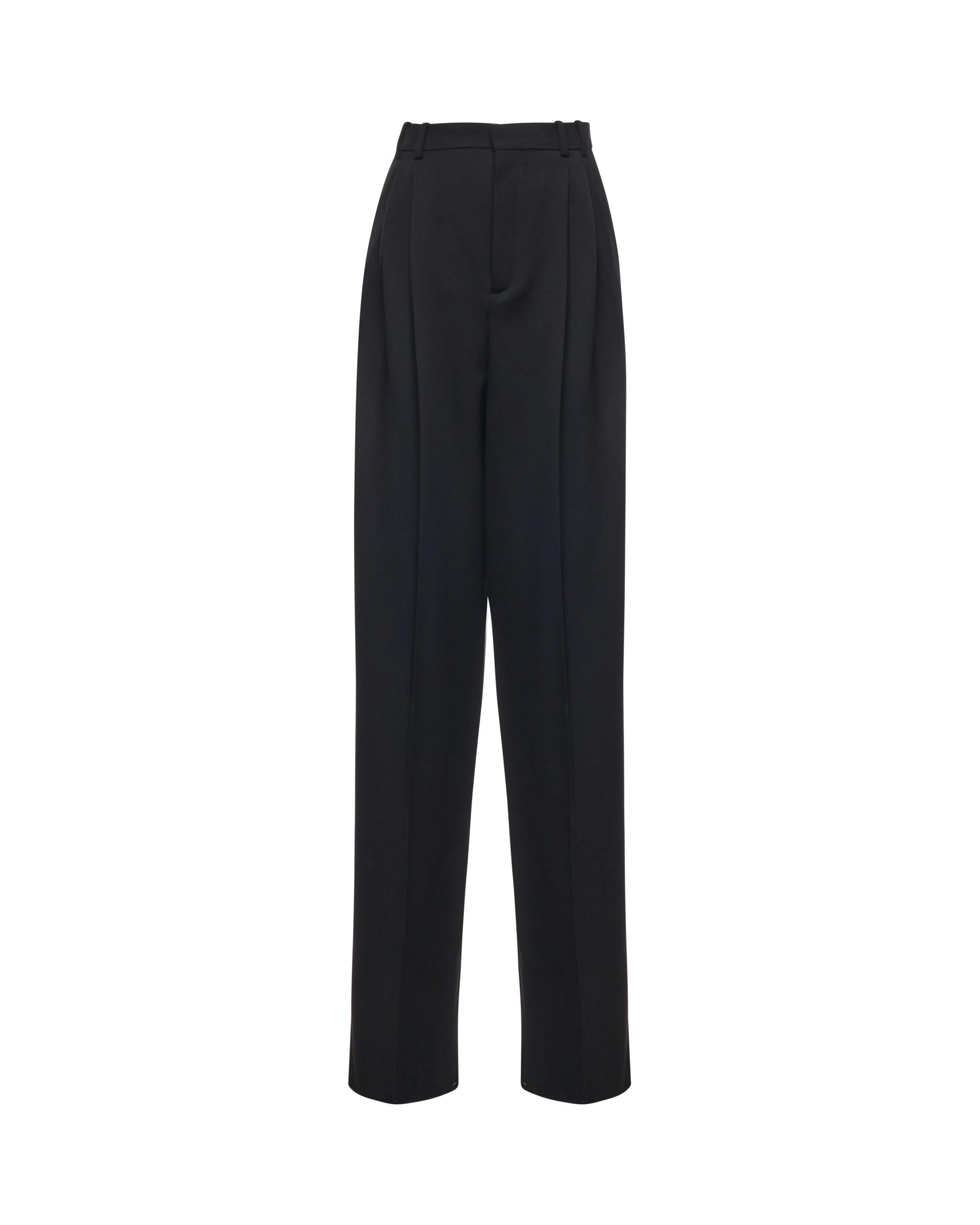 Pantaloni in grain de poudre 796875 Y7E631000 SAINT LAURENT 