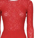 Abito in pizzo con schiena scoperta 105227 A2M5RA1 PINKO 