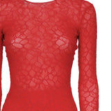 Abito in pizzo con schiena scoperta 105227 A2M5RA1 PINKO 