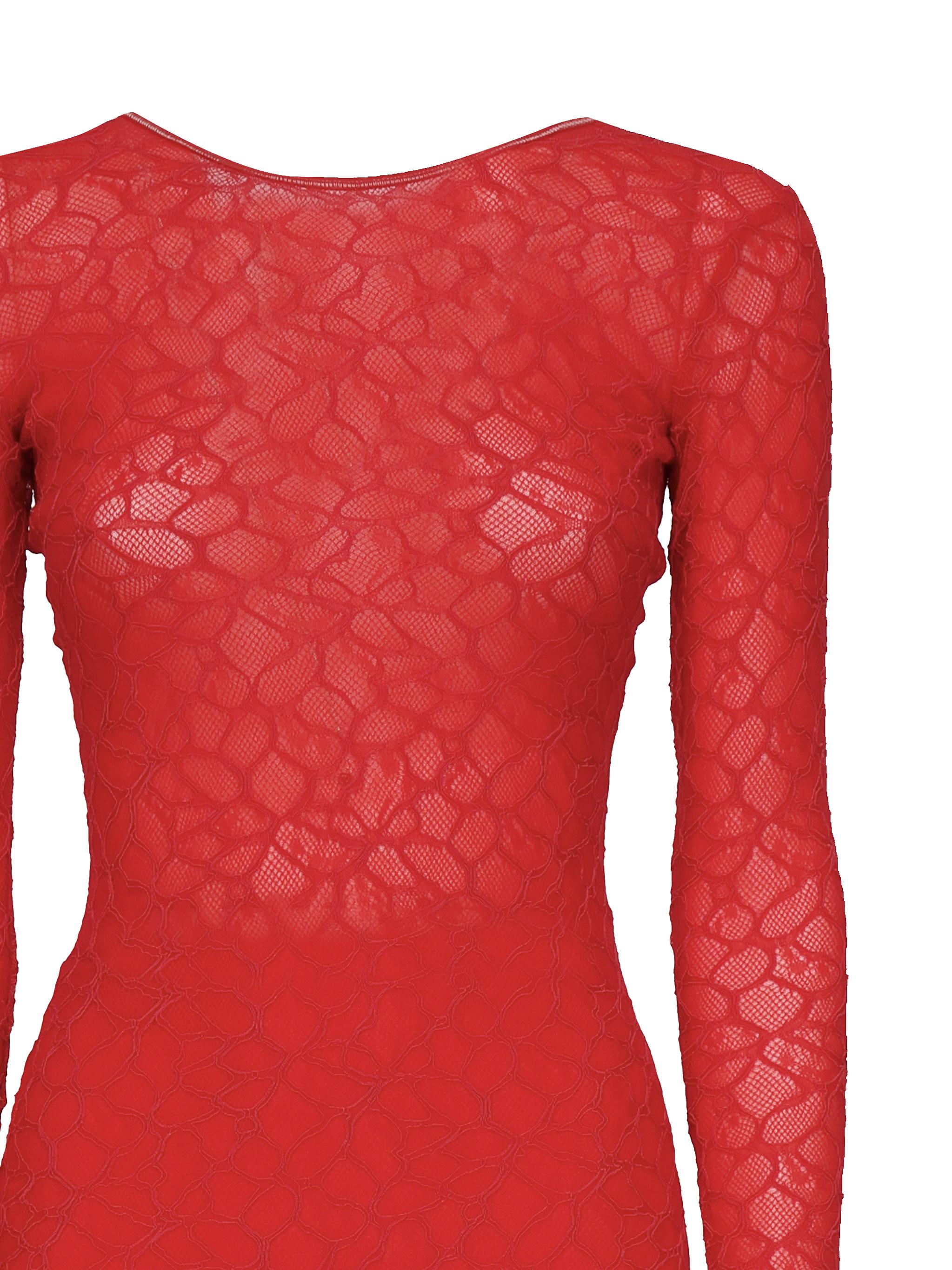 Abito in pizzo con schiena scoperta 105227 A2M5RA1 PINKO 