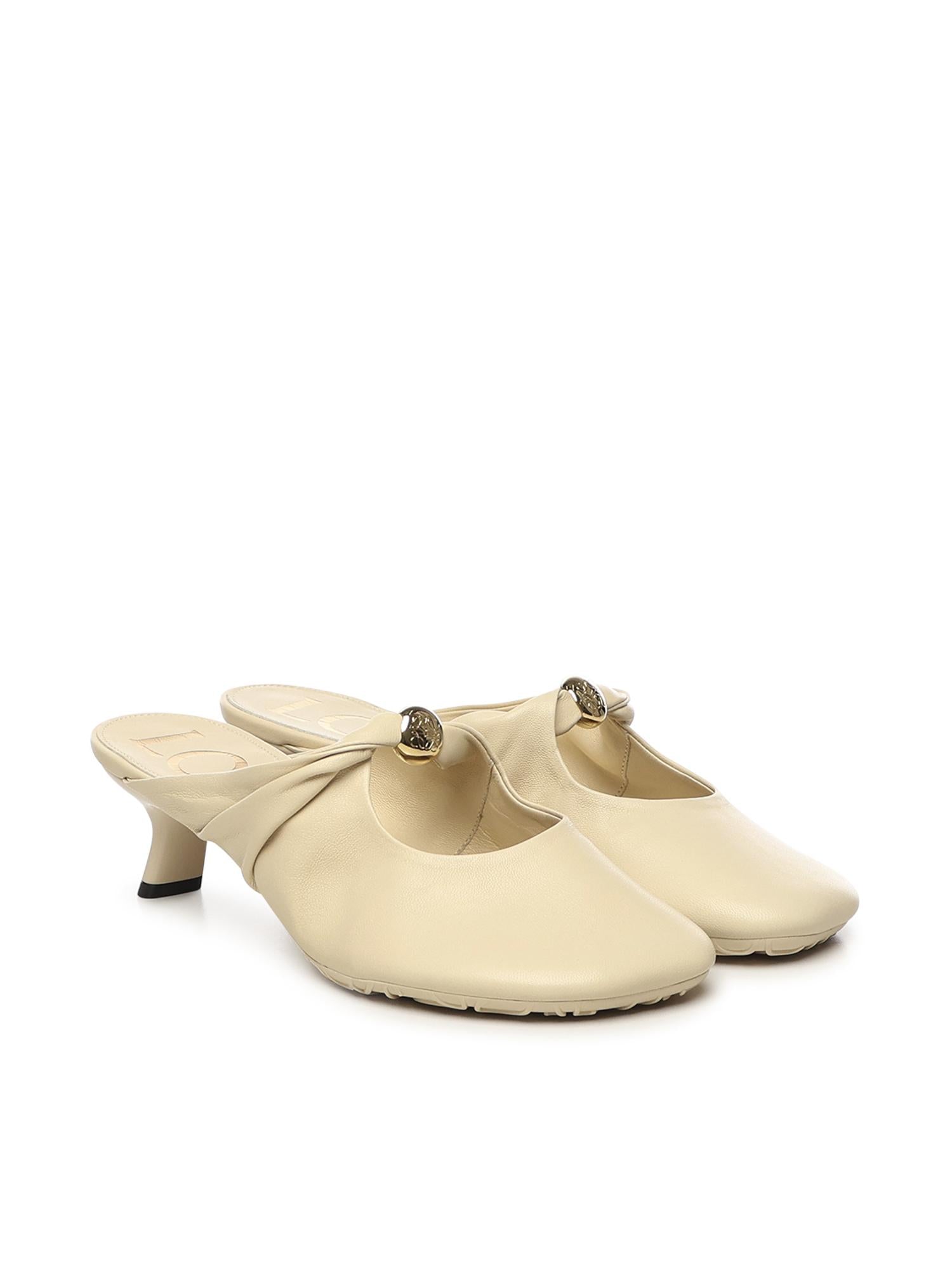 Sabot Pebble in nappa di agnello L815379X95 5733 LOEWE 