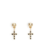 Orecchini pendenti con croci in strass WEQ4S3 W1111N0011 DOLCE & GABBANA 