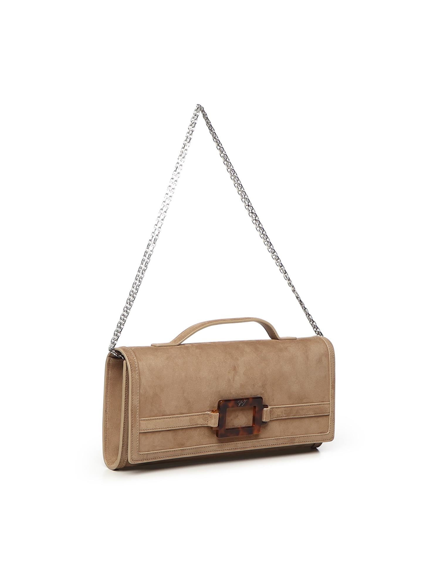 Clutch Belle Vivier in suede RBWAORC0200UMG S812 ROGER VIVIER 
