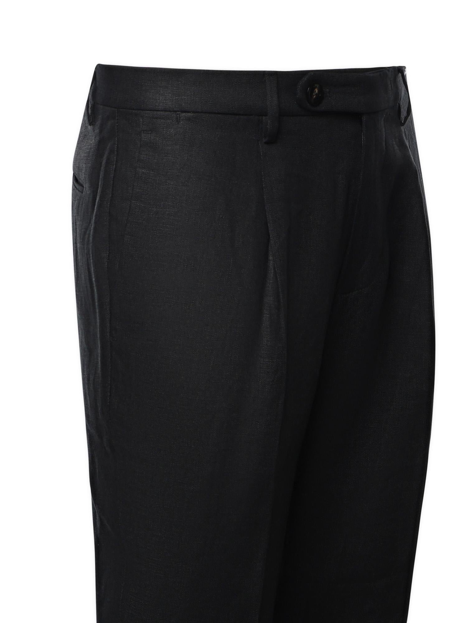 Pantalone Tk America in lino MCFRK3259S26 019 MICHAEL COAL 