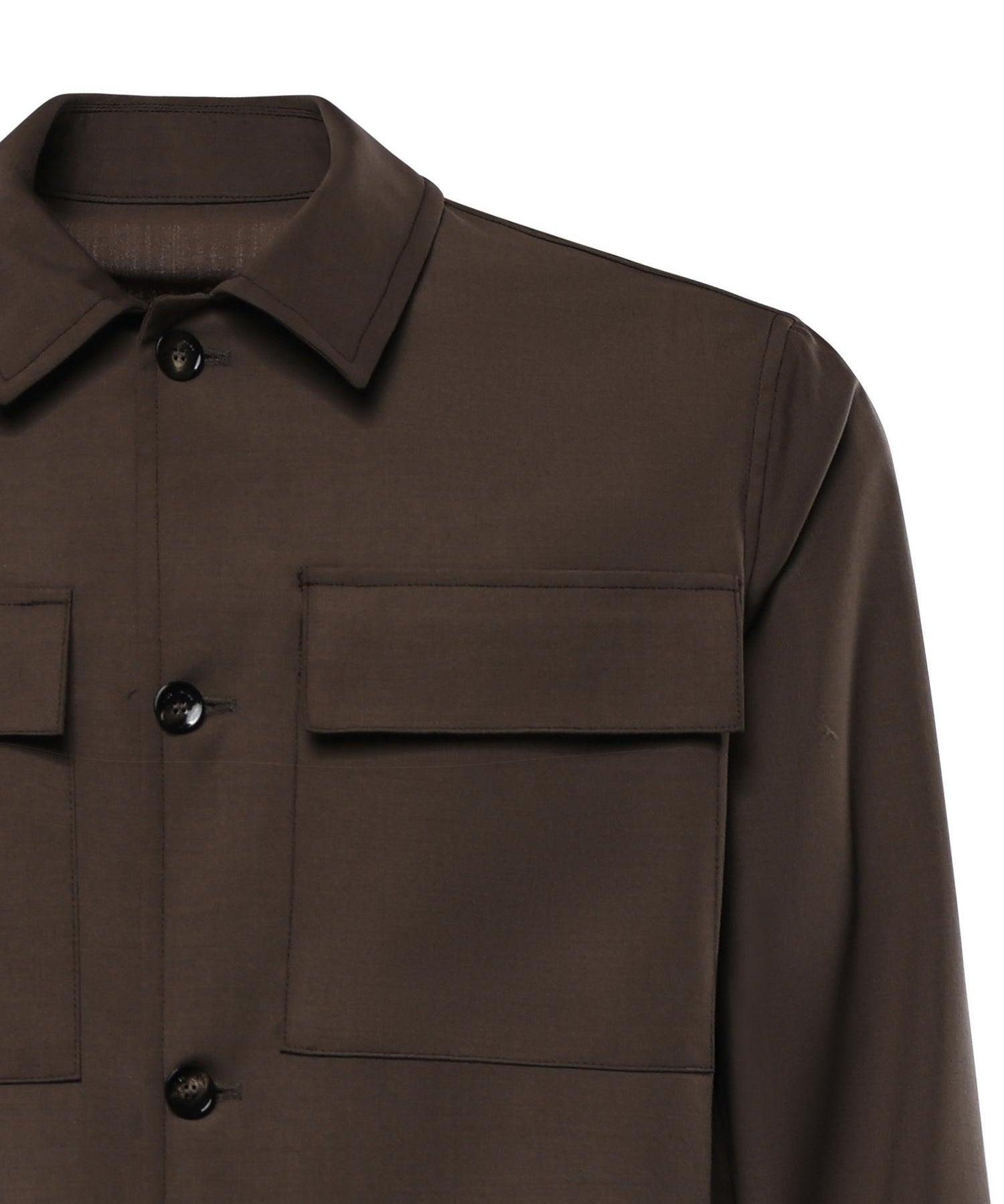 Overshirt James in misto lana MCJAM3687S26 194 MICHAEL COAL 