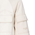 Giacca in denim di cotone FLF802 AT23F08QQ FENDI 