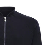 Felpa con zip in lana<BR/> 14803 57133598 GALIANO 