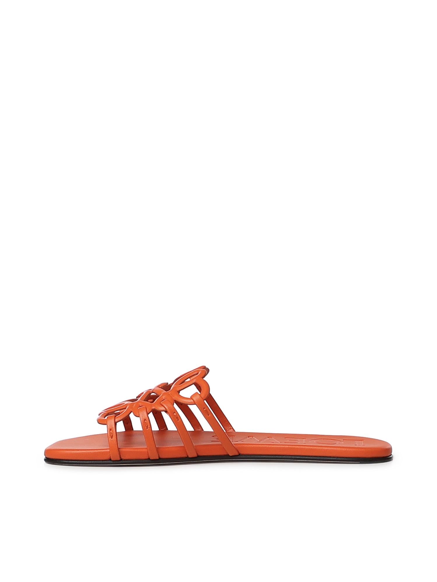 Slide Petal Anagram in pelle di vitello LPEA465X06 4974 LOEWE 