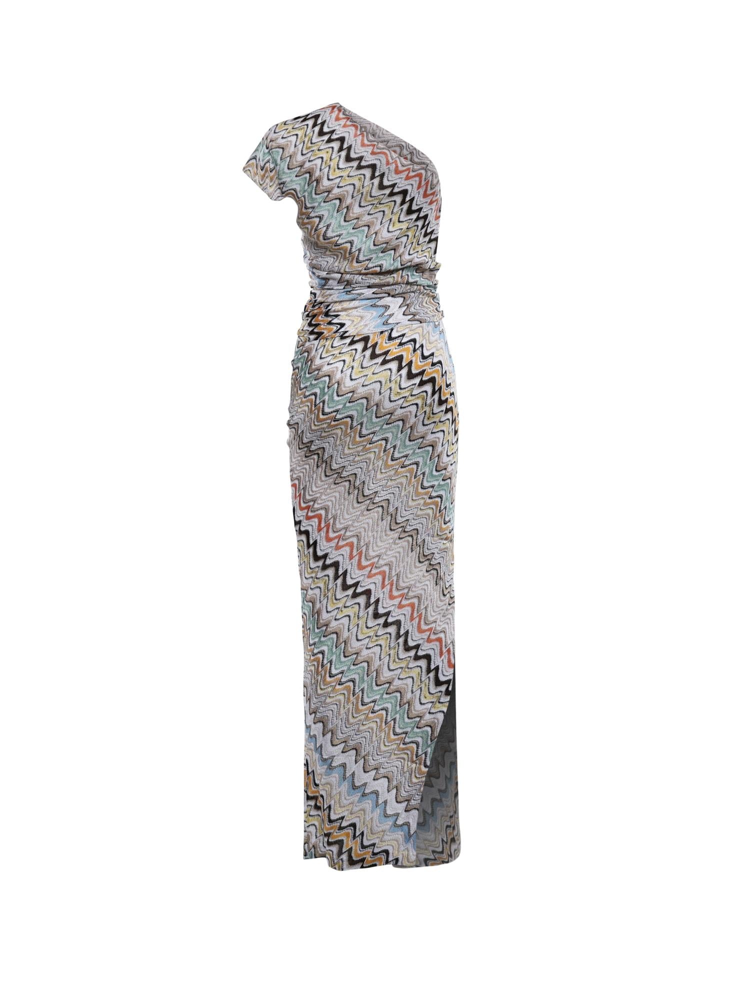 Abito lungo monospalla Wave DS26SG47 BR015BSMSNN MISSONI 